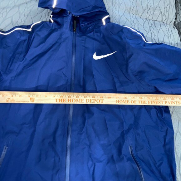 Nike 2019 Pro Elite Storm Running Racing Jacket Blue AJ6042-492 Mens Size L NEW - Picture 3 of 14